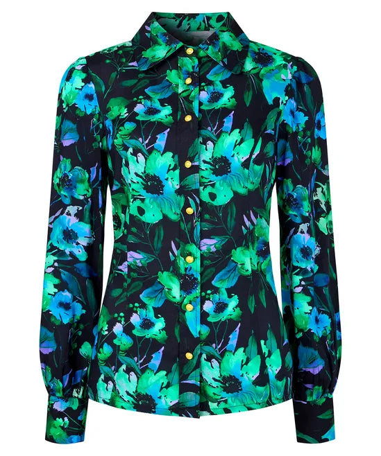 Vintage Floral Blouse